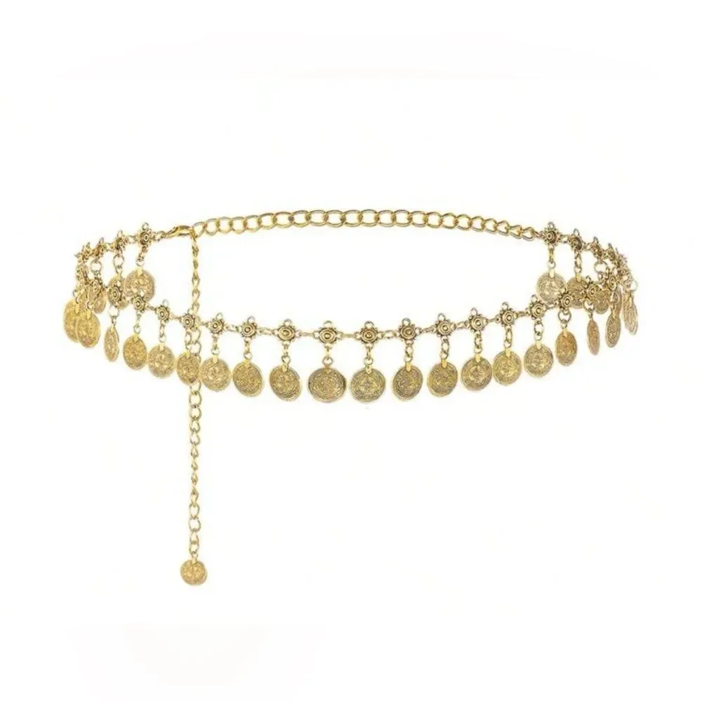 boho coin belt A648